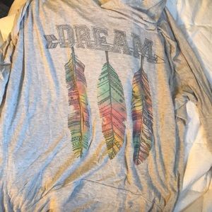 “Forever 21” long sleeved tee tan